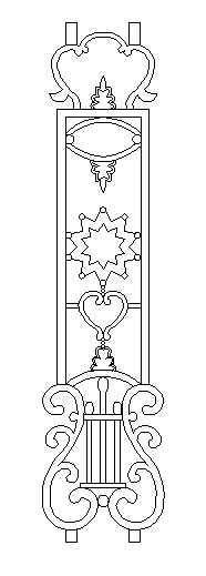 图块/节点铁艺栏杆