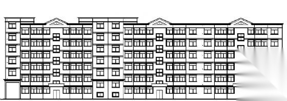 六层错层住宅建筑施工图