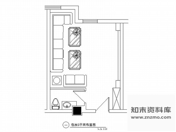 施工图某欧式娱乐会所包房3装修图