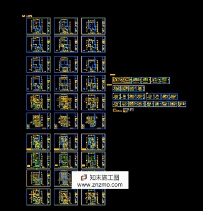 金域蓝湾简欧家装案例全套图纸