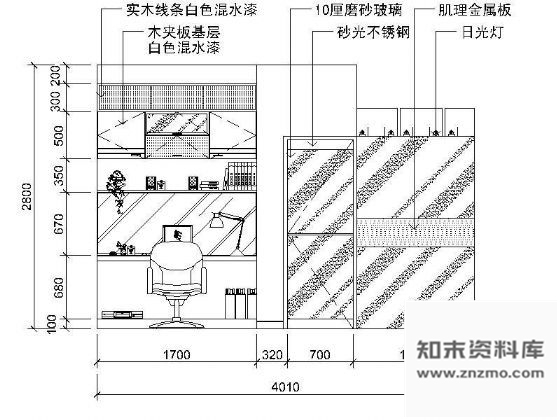 图块/节点12个书房立面图