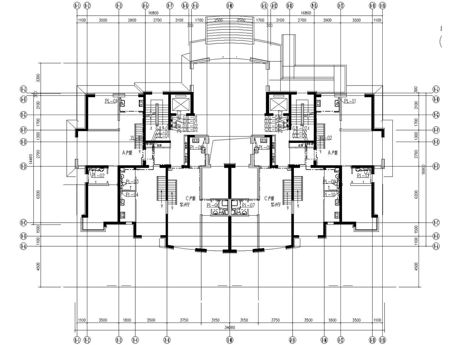 [营口]世贸中心商业综合体给排水消防全套施工图134张 建筑给排水