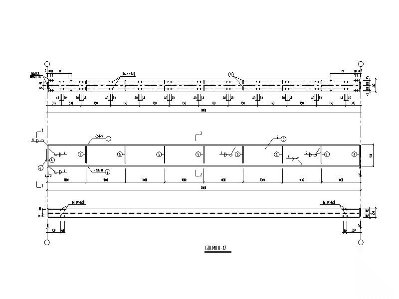 吊车梁详图CAD