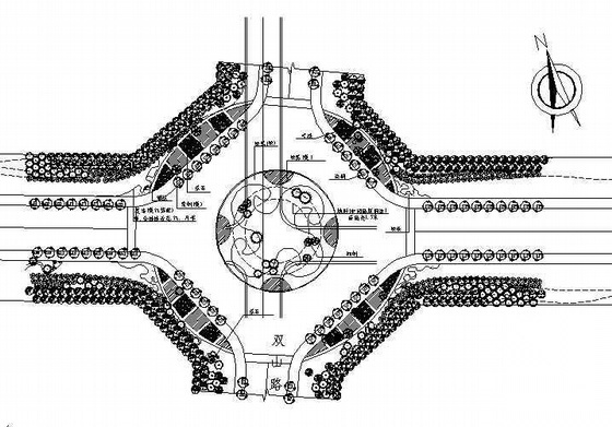 [山东]某道路绿化景观设计方案