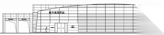 [深圳]某汽车展厅建筑结构施工图 展销厅