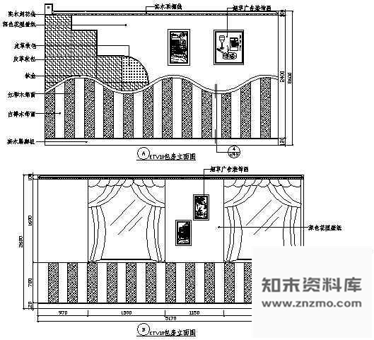 图块/节点KTV包房立面图6