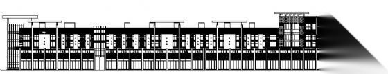 江阴市某二层步行街商业楼建筑施工图