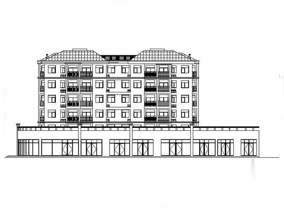 [湖北]六层框架结构三级复杂程度住宅建筑施工图