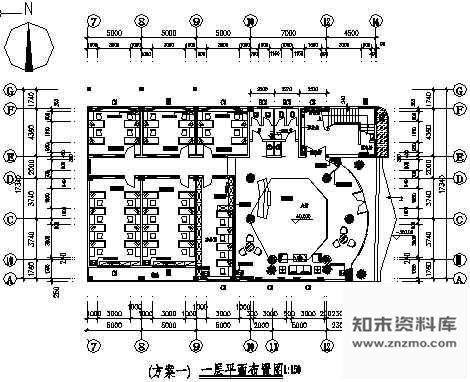 施工图广东省某办公楼装修图带效果图