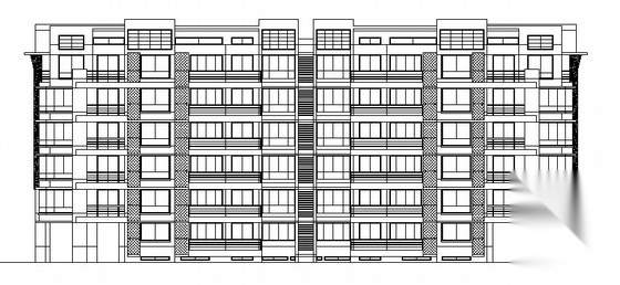 杭州清水湾某住宅2号楼建筑方案图