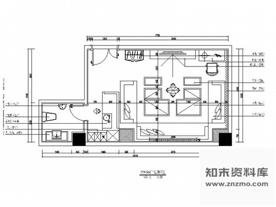 施工图北京国际量贩式KTV包厢室内设计施工图