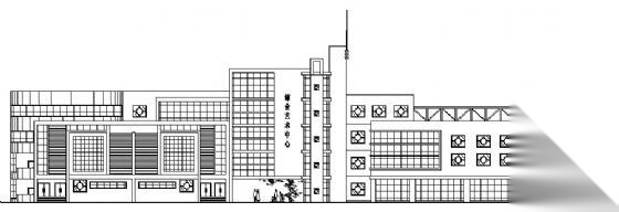 某大学五艺术中心建筑设计方案图