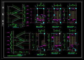 楼梯详图cad素材 通用