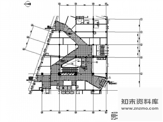 施工图烟台某商场大堂公共空间装修图