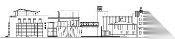 某四层图书馆阶梯教室建筑施工图