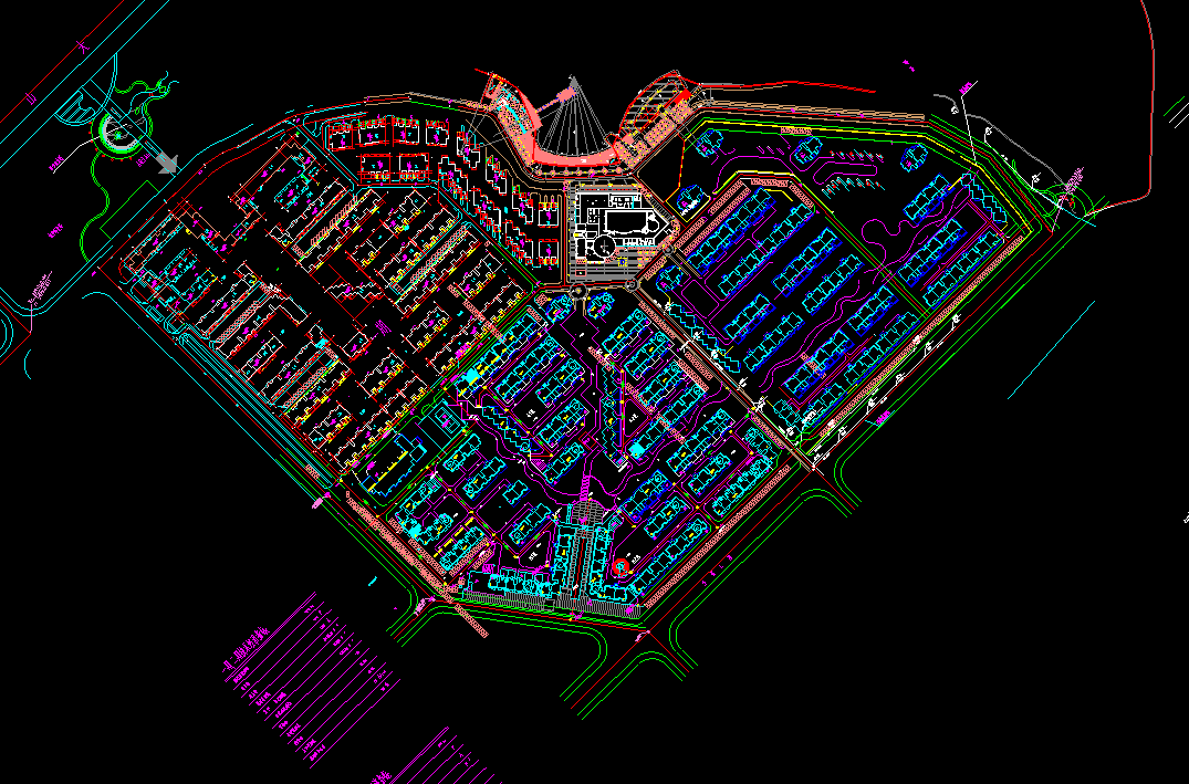 [武汉]四季花城东区建筑施工图