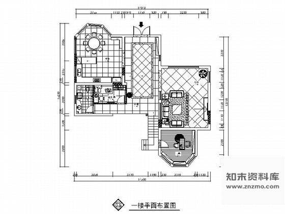 施工图现代大气两层别墅室内装修施工图含效果图完整报价单