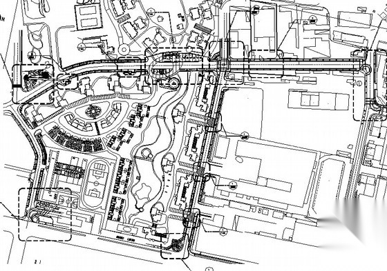 海景沿山路园林景观工程园建施工图 景观