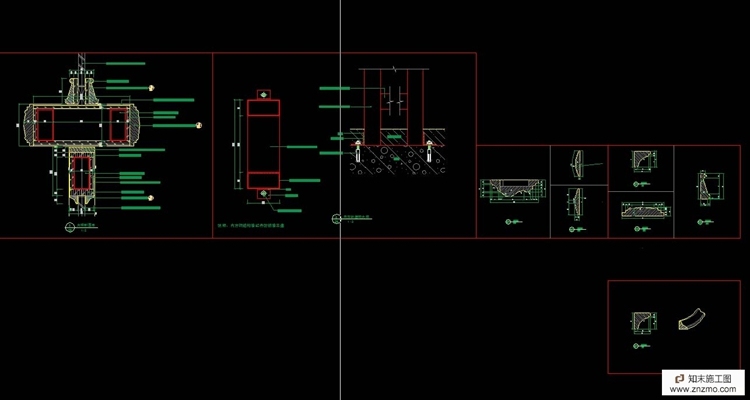 某会所欧式大门顶级施工图 原创设计 线形 NO.1 各式线条