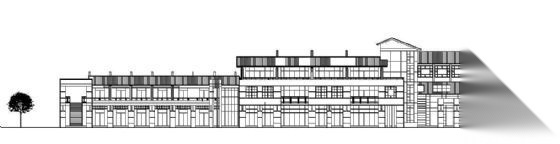 某三层商业街建筑方案