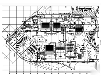 [浙江]橙天嘉禾影城设计施工图 效果图+材料表