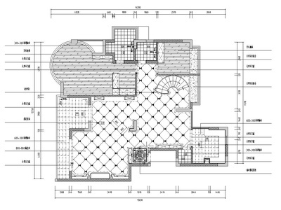 远辰山水一号居住区区复式楼施工图设计（CAD+实景图） 别墅