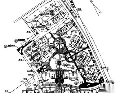 某休闲广场景观施工图