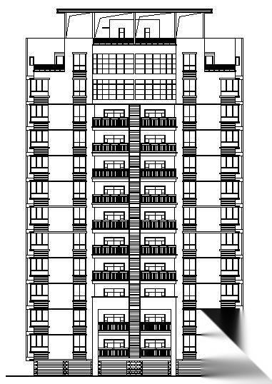 某十一层住宅楼建筑施工图