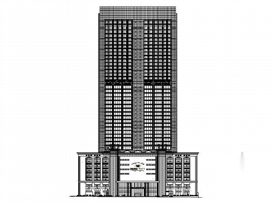 [广东]41层现代风格星级酒店建筑施工图（140余张图纸）