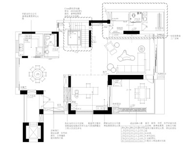 [深圳]555㎡现代五层四居室别墅装修施工图