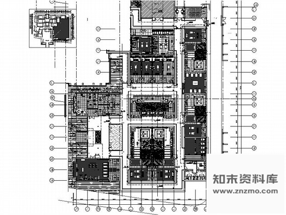 施工图丽江知名工作室设计高档SPA室内设计CAD施工图含效果图、材质图