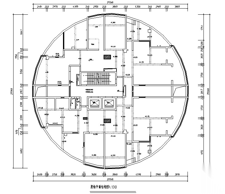 [江西]国际金融办公楼设计施工图（附效果图）