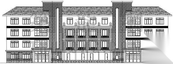 某教学宿舍一体楼建筑设计方案