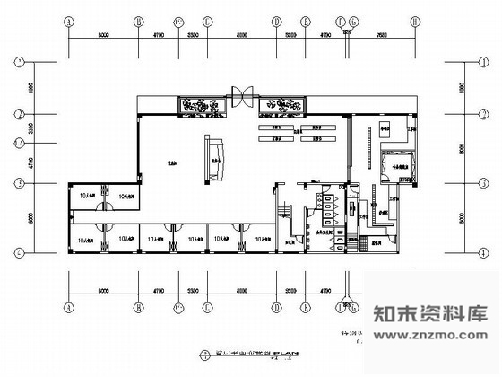 施工图苏州度假休闲酒楼局部室内装修图