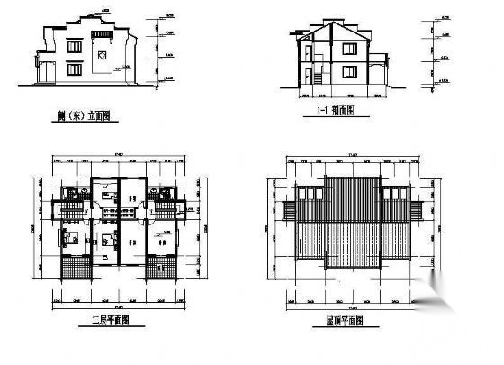 农村小康住宅方案带效果图 平层