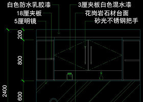 厨房立面素材cad图块素材