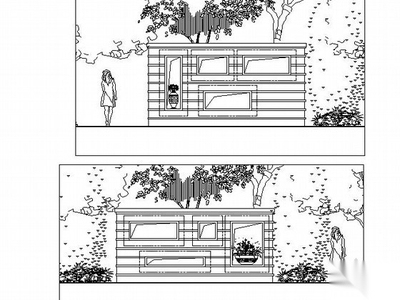 [成都]某小区园林工程园建施工图