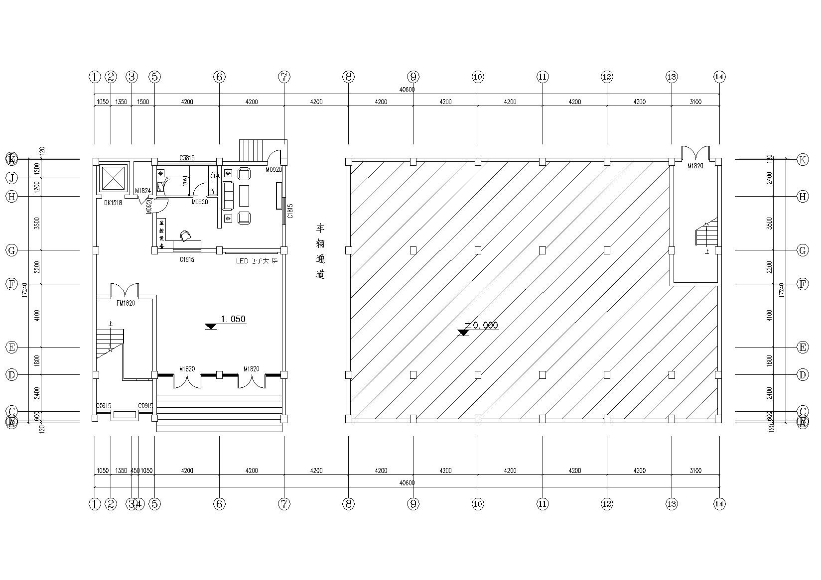 综合业务办公用房维修改造施工图+改造清单