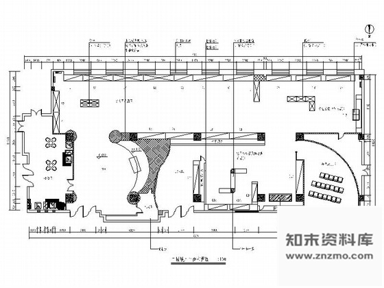 施工图陕西信息发布部门现代展示厅室内装修施工图含效果