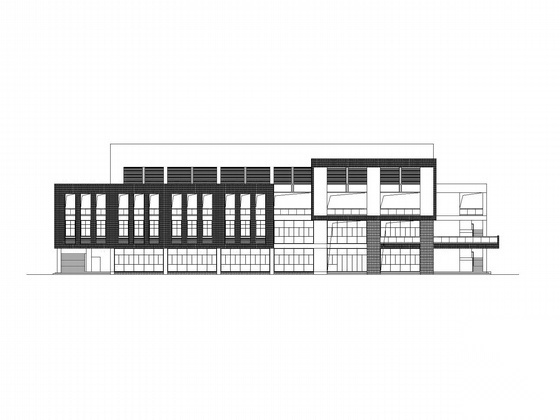 [芜湖]某学院三层食堂综合楼建筑施工图