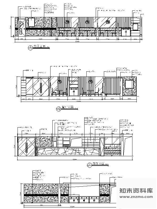 西餐厅立面图