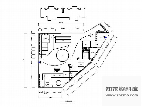 施工图学生作品时尚现代幼儿园室内装修施工图含效果