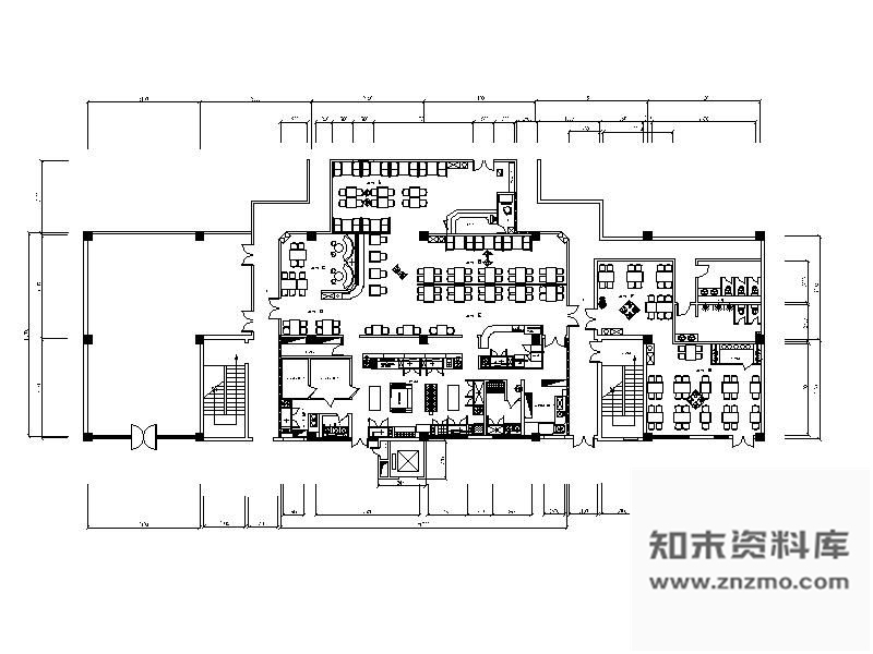 施工图某西餐厅设计装修图