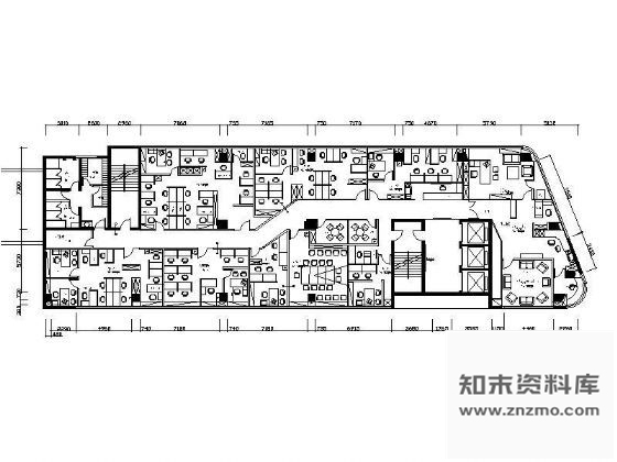 图块/节点某企业办公室装修平面图