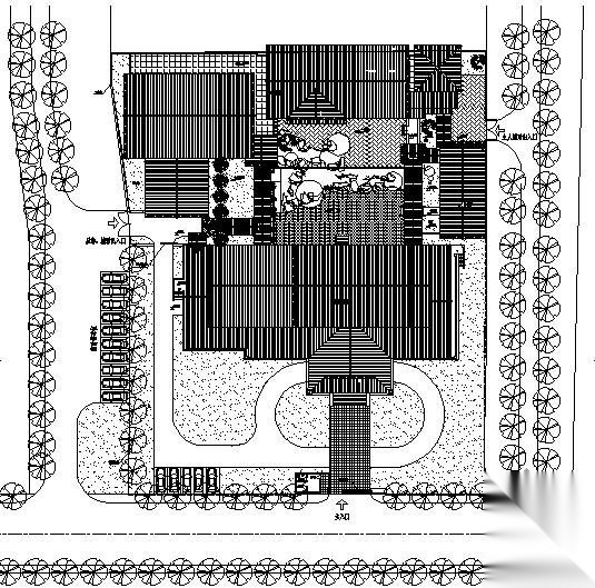 太湖沿岸某会所景观及建筑施工图