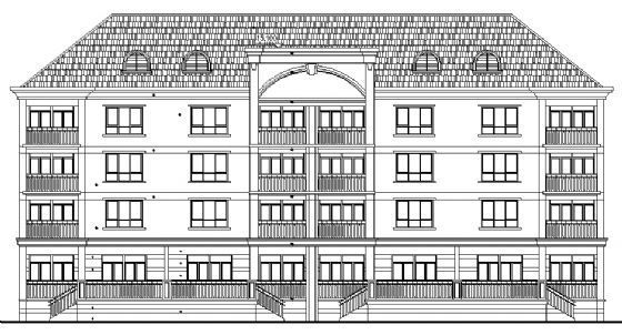 四层住宅建筑施工图-1