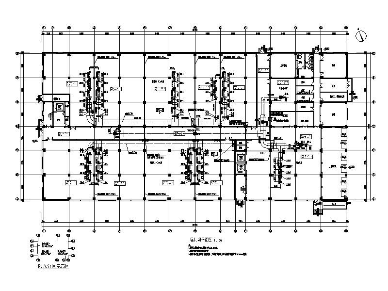 3万平方综合仓库暖通设计施工图_空调大样图 建筑暖通