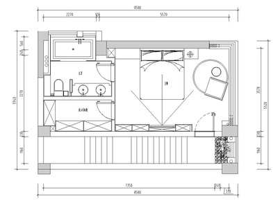 山水国际190m²样板间装修施工图+官方摄影 平层