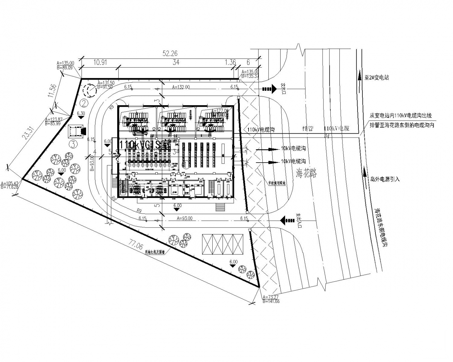 [海南]110KV电力走廊线路新建工程电气施工图（大院最新...