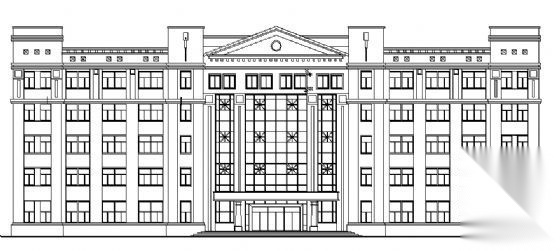 某五层办公楼建筑方案图